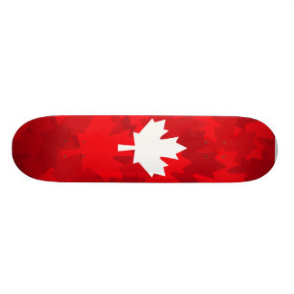 Canadian Maple Leaf Camo Skateboard