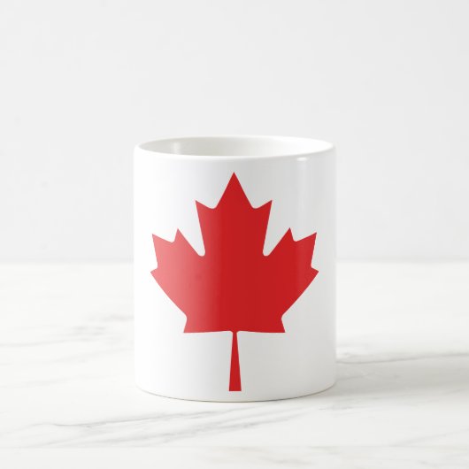 Canadian Maple Leaf Coffee Mok – Patriottische rod (Center)