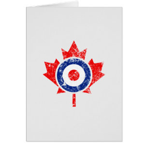 Canadian Maple Leaf Roundel Grunge Mod CANADA
