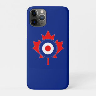 Canadian Maple Leaf Roundel Mod BLUE iPhone 11 Pro Hoesje