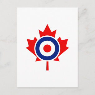 Canadian Maple Leaf Roundel Mod CANADA Briefkaart