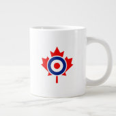 Canadian Maple Leaf Roundel Mod CANADA Extra Grote Mok (Rechts)