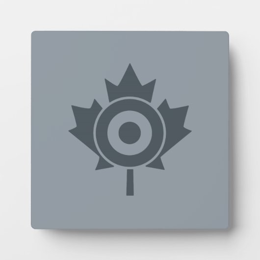 Canadian Maple Leaf Roundel Mod CANADA Fotoplaat (Voorkant)