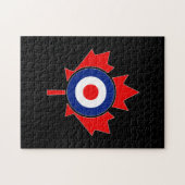 Canadian Maple Leaf Roundel Mod CANADA Legpuzzel (Horizontaal)