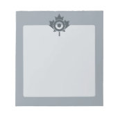 Canadian Maple Leaf Roundel Mod CANADA Notitieblok (Voorkant)