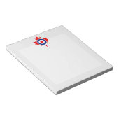 Canadian Maple Leaf Roundel Mod CANADA Notitieblok (Schuin)