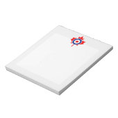 Canadian Maple Leaf Roundel Mod CANADA Notitieblok (Gedraaid)