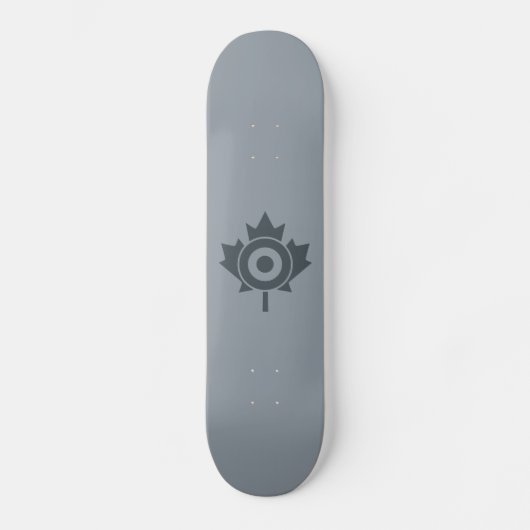 Canadian Maple Leaf Roundel Mod CANADA Skateboard (Voorkant)
