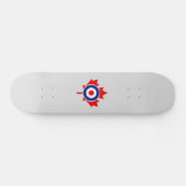 Canadian Maple Leaf Roundel Mod CANADA Skateboard (Horizontaal)