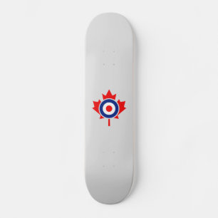 Canadian Maple Leaf Roundel Mod CANADA Skateboard