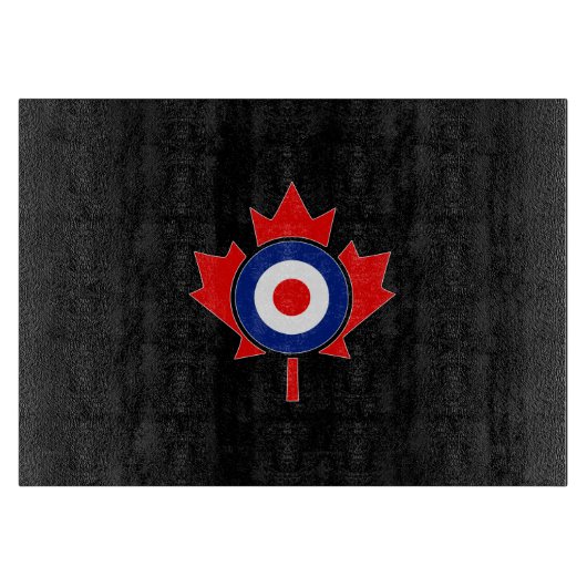 Canadian Maple Leaf Roundel Mod CANADA Snijplank (Voorkant)