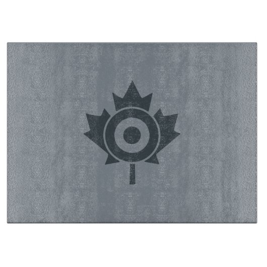 Canadian Maple Leaf Roundel Mod CANADA Snijplank (Voorkant)