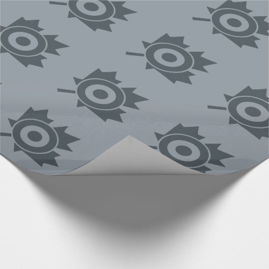 Canadian Maple Leaf Roundel Mod Graphic Cadeaupapier (Hoek)