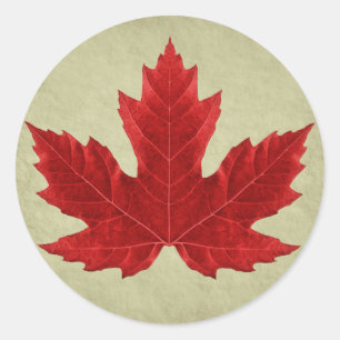 Canadian Maple Leaf Sticker