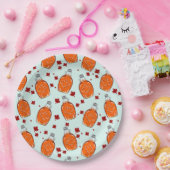 Canadian Maple Syrup Pattern Papieren Bordje (Feest)