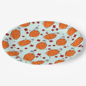 Canadian Maple Syrup Pattern Papieren Bordje (Gekanteld)