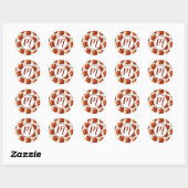 Canadian Maple Syrup Snoep Pattern Ronde Sticker (Vel)