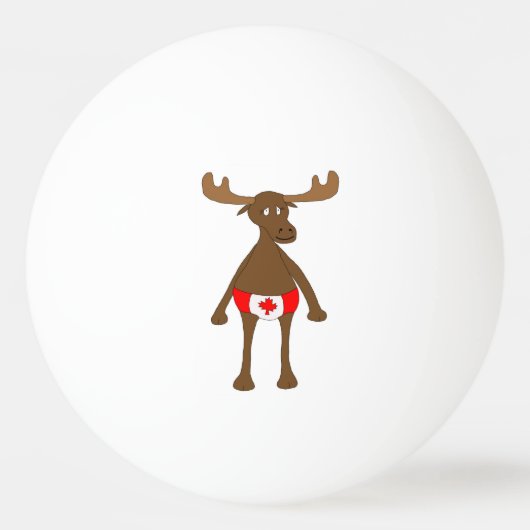 Canadian Moose Pingpongballen (Voorkant)