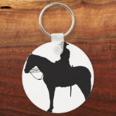 Canadian Mountie Silhouette Sleutelhanger (Voorkant)