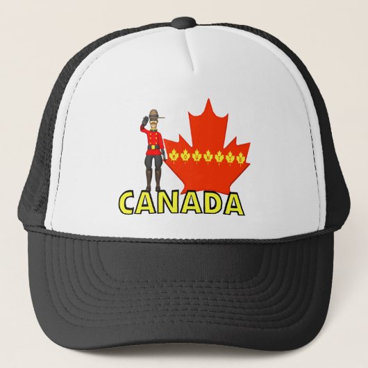 Canadian Mountie Trucker Pet (Voorkant)