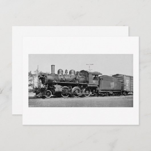 Canadian National Railroad Engine 92 Port Dover Briefkaart (Voorkant / Achterkant)