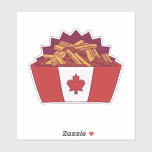 Canadian Poutine  Sticker
