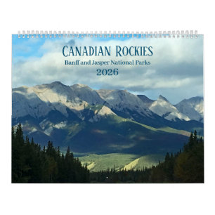Canadian Rockies Fotografisch 12-Maanden 2026 Kalender