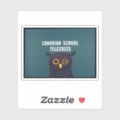 Canadian School Telecasts Sticker (Vel)