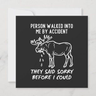 Canadian Sorry Moose Kaart