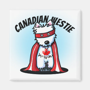 Canadian Westie Magnet Magneet