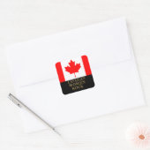 CANADIAN WOMEN ROCK VIERKANTE STICKER (Envelop)