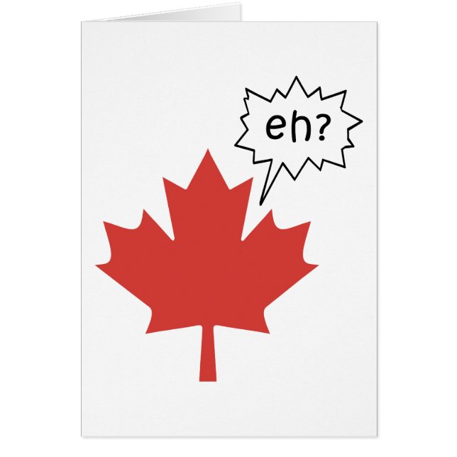 Canadien drôle (Devant)