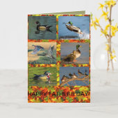 Canaille une carte de Fête des pères papa. (Fleur jaune)