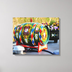 CANAL BOATS CANVAS AFDRUK
