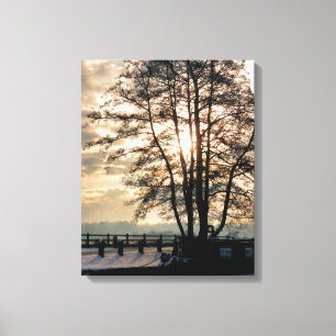 CANAL BOATS CANVAS AFDRUK