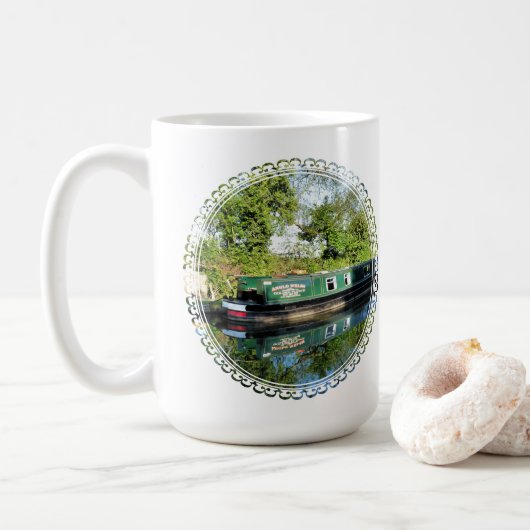 CANAL BOATS COFFEE MOK (Met donut)