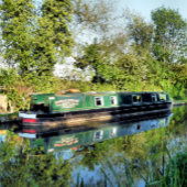 CANAL BOATS FOTO AFDRUK