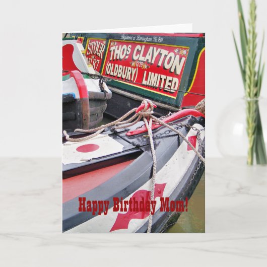 CANAL BOATS KAART (Voorkant)