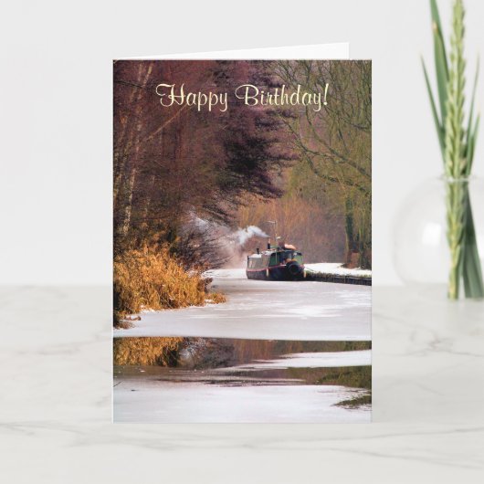 CANAL BOATS KAART (Voorkant)