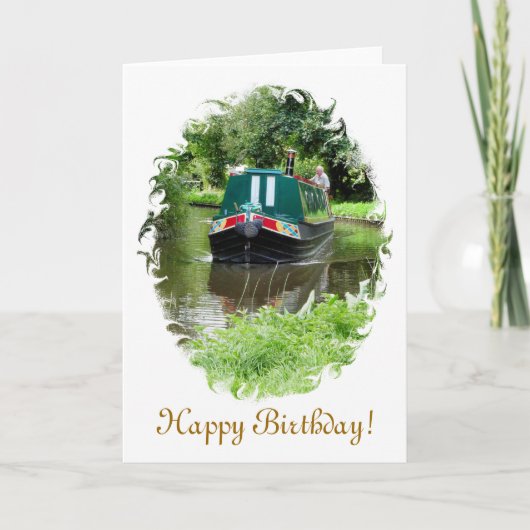 CANAL BOATS KAART (Voorkant)