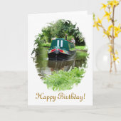 CANAL BOATS KAART (Gele Bloem)