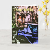 CANAL BOATS KAART (Gele Bloem)