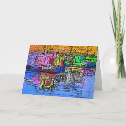 CANAL BOATS KAART (Voorkant)