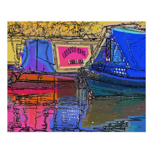 CANAL BOATS PERFECT POSTER (Voorkant)