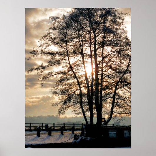 CANAL BOATS POSTER (Voorkant)