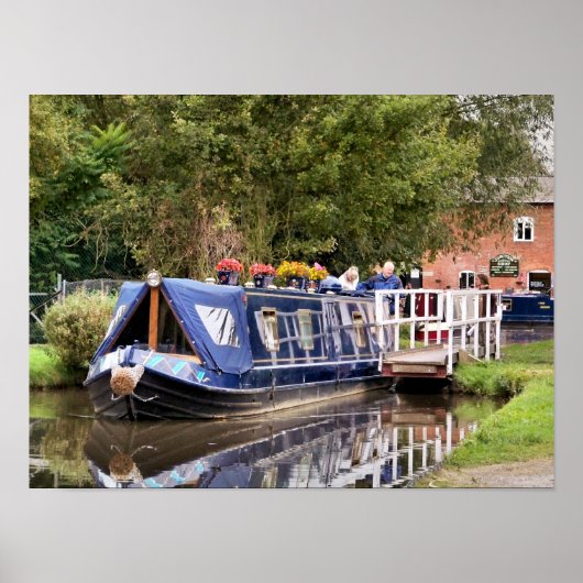 CANAL BOATS POSTER (Voorkant)