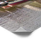 CANAL BOATS POSTER (Hoek)