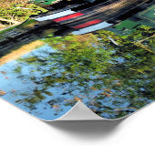 CANAL BOATS UK POSTER (Hoek)