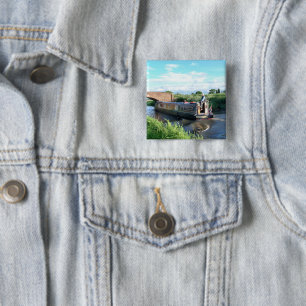 CANAL BOATS VIERKANTE BUTTON 5,1 CM