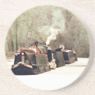 CANAL BOATS ZANDSTEEN ONDERZETTER